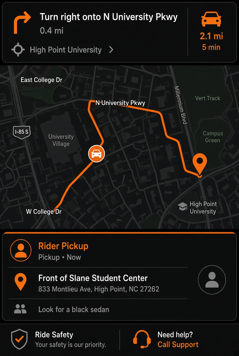 Driver directions